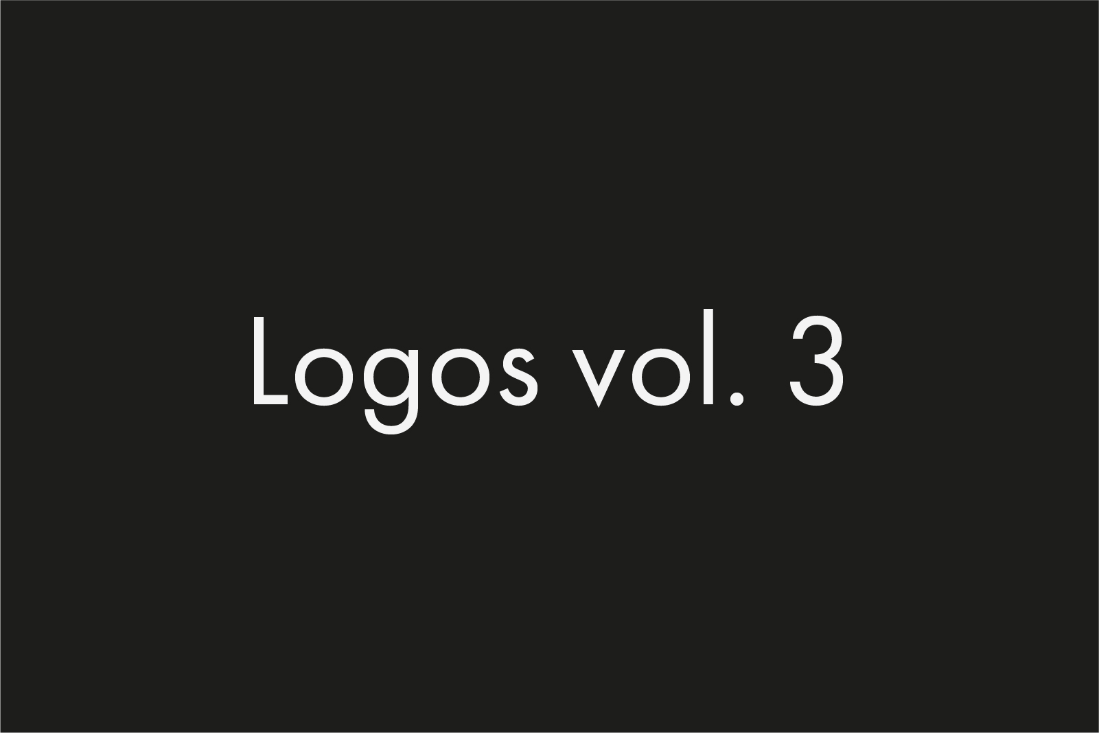 Logos vol. 3